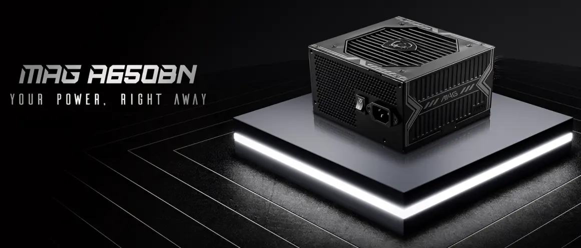 MSI MAG A650BN 650W 80 Plus Bronze VENATREPARACIONPC